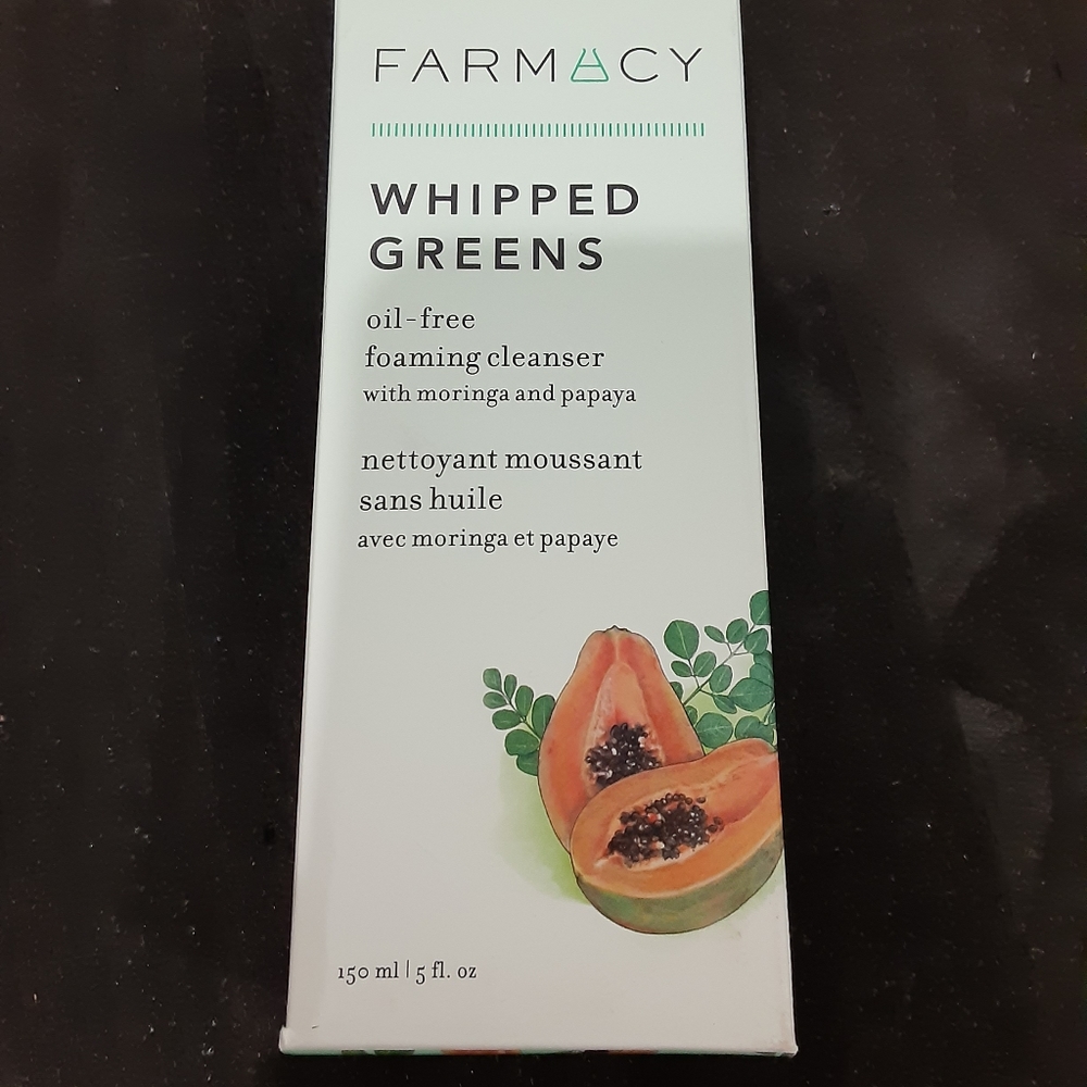NIB Farmacy Whipped Greens Oul Free Face Cleanser